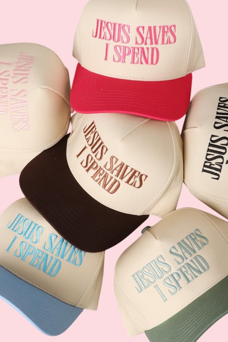 Jesus Saves I Spend Trucker Hat