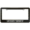 thumbnail image 1 of Jesus Saves, Religious License Plate Tag Frame, Multiple Colors, 1 of 1