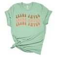 thumbnail image 1 of Jesus Saves Retro Unisex Ladies Design Christian T-shirt Graphic Tee-Mint-medium, 1 of 4