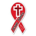 thumbnail image 1 of Jesus Saves Ribbon Magnet, 1 of 1