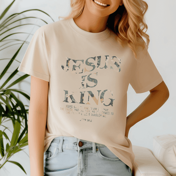 Jesus Shirt, Jesus Is King Tee, Gift For Her,Funny Tshirt