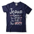 thumbnail image 1 of Jesus Shirt Jesus Loves The Good The Bad The Hot Mess Shirt Sassy Shirt Christianity Shirt God Tee (3X-Large Navy Blue), 1 of 6