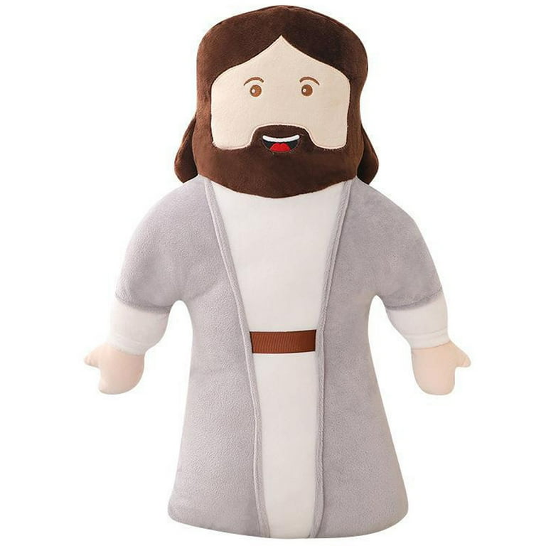 Jesus Doll with Jesus 2024 Plush Lamb and Staff~Handmade Good Shepherd Jesus Rag Doll~Unique Christian Gift~Get Well Gift~Halo Toys