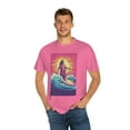 thumbnail image 1 of Jesus Surfing Coming for Us Unisex Garment-Dyed T-shirt, 1 of 4