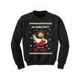 thumbnail image 1 of Jesus Sweatshirt Girls Boys We Gonna Party Like It's My Birthday Funny Jesus Christmas Sweater Holiday Youth Top Christian Religious Xmas Sweatshirt, 1 of 4