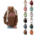 thumbnail image 1 of Jesus Sweatshirt for Women 2025 Fall Winter Long Sleeve Crewneck Bible Verse Christian Sweat Shirts Pullover Top, 1 of 4