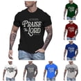 thumbnail image 1 of Jesus T Shirts for Men Christian Religious Praise Tees The Lord Bible Verse Oversized Graphic Tshirt XXXL, 1 of 6