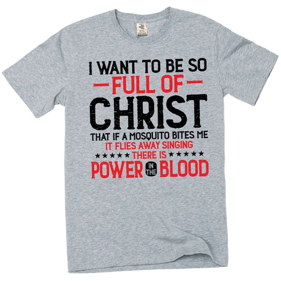 Jesus T-shirt Religion Jesus Christ Church Tee Shirt (X-Large Grey)