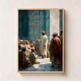 Jesus Teaching In The Temple Wall Art Print, Biblical Faith Based Decor ...