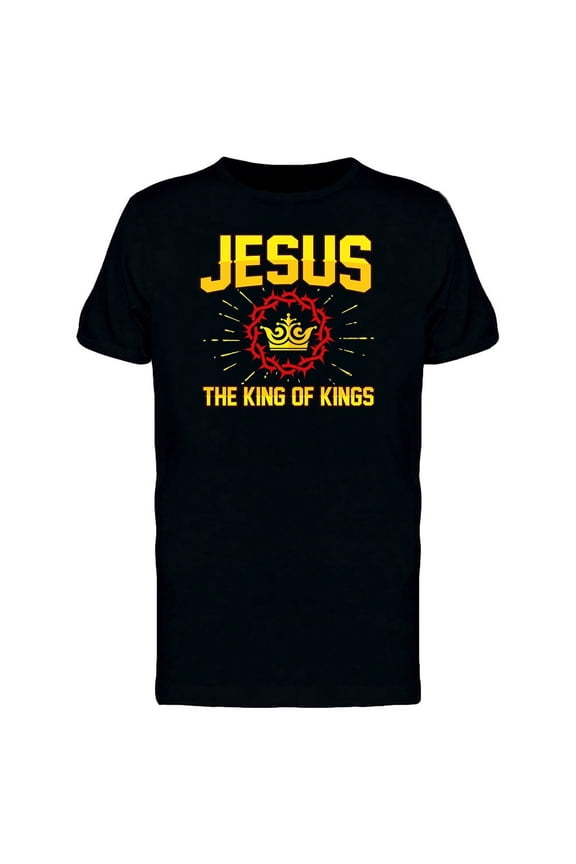 Jesus The King Of Kings T-Shirt Men -Image by Shutterstock, Male 3X-Large