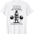 thumbnail image 1 of Jesus The Ultimate Deadlifter Christian Fitness T-Shirt, 1 of 4