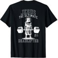 thumbnail image 1 of Jesus The Ultimate Deadlifter Christian Workout T Shirt Size S-5XL, 1 of 5