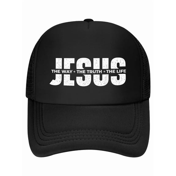 Jesus The Way The Truth The Life - Christian Faith Bible Baseball Cap