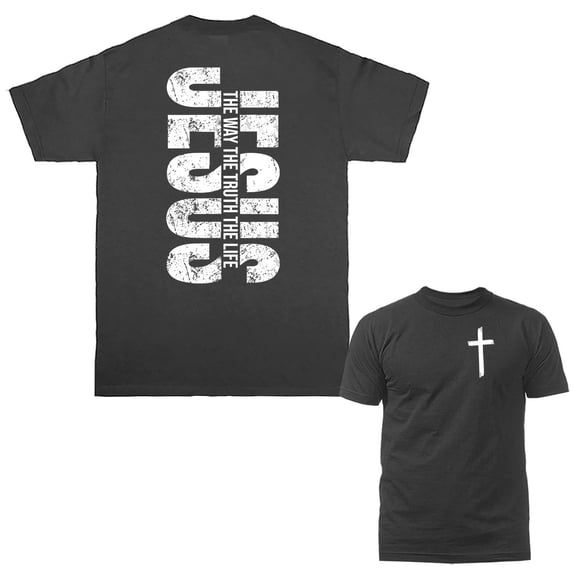 The Way Explained Jesus The Way The Truth The Life Cross Religious God Bible Christian ...