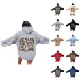 thumbnail image 1 of Jesus The Way The Truth The Life Hoodies for Women Long Sleeve Christian Hooded Sweatshirt with Pockets Pullover Tops, 1 of 7