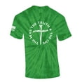 thumbnail image 1 of Jesus The Way The Truth The Life John 14:6 Scripture Nail Cross Shirt Jesus Mens Christian Short Sleeve T-Shirt Graphic Tee-Kelly Tie Dye-medium, 1 of 1