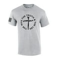 thumbnail image 1 of Jesus The Way The Truth The Life John 14:6 Scripture Nail Cross Shirt Jesus Mens Christian Short Sleeve T-Shirt Graphic Tee-Sports Grey-5xl, 1 of 4