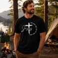 thumbnail image 1 of Jesus The Way The Truth The Life T-Shirt, Christian Cross Graphic Tee, Faith Based Religious Shirt, Inspirational Jesus Shirt, Unisex, 1 of 6