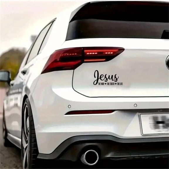 Jesus The Way The Truth The Life Vinyl Sticker for Car Decal Truck Window Car Bumper Sticker