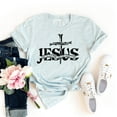 thumbnail image 1 of Jesus The Way Truth Life T-shirt Shirt Religious Tee Christian Top Gift Church Faith Women's Christmas, 1 of 3