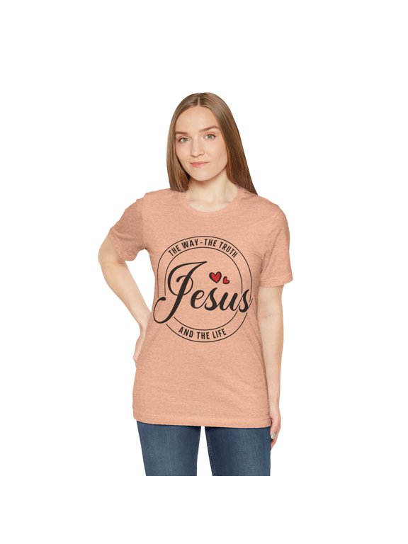 Jesus The Way Unisex Jersey Short Sleeve Tee