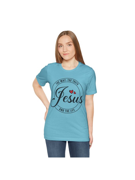 Jesus The Way Unisex Jersey Short Sleeve Tee