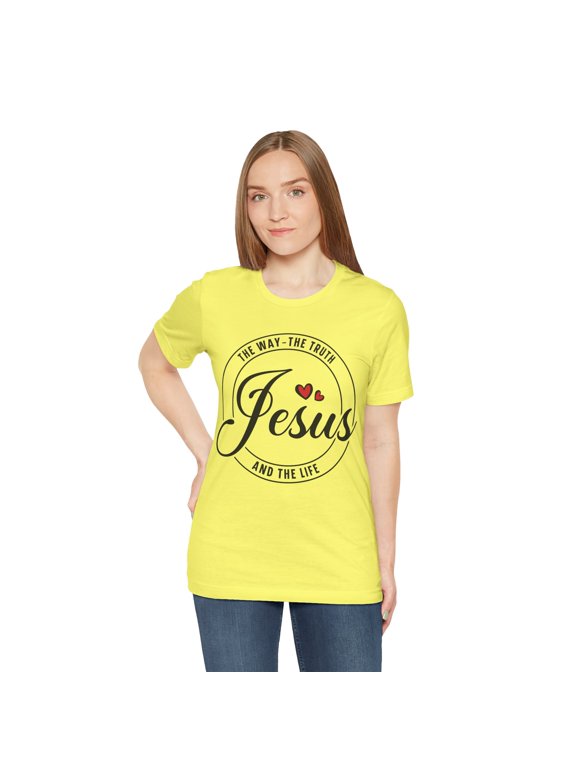 Jesus The Way Unisex Jersey Short Sleeve Tee