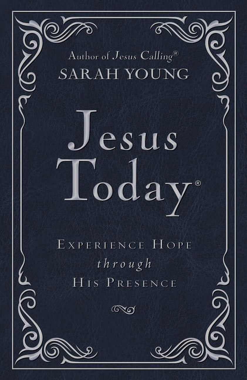 Jesus Today: Jesus Today Deluxe Edition, Leathersoft, Navy, with Full Scriptures: Experience Hope Through His Presence (a 150-Day Devotional) (Other) - image 1 of 1