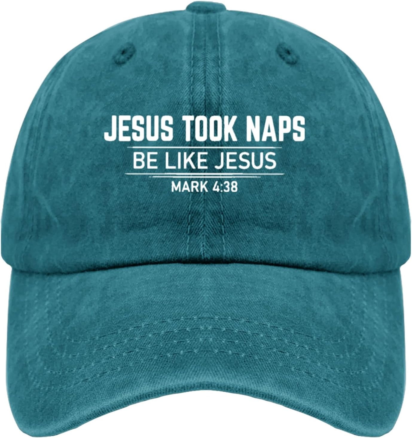 Jesus Took Naps Be Like Jesus Mark 438 Hat for Men Vintage Christian Cross Bible Verse Trucker