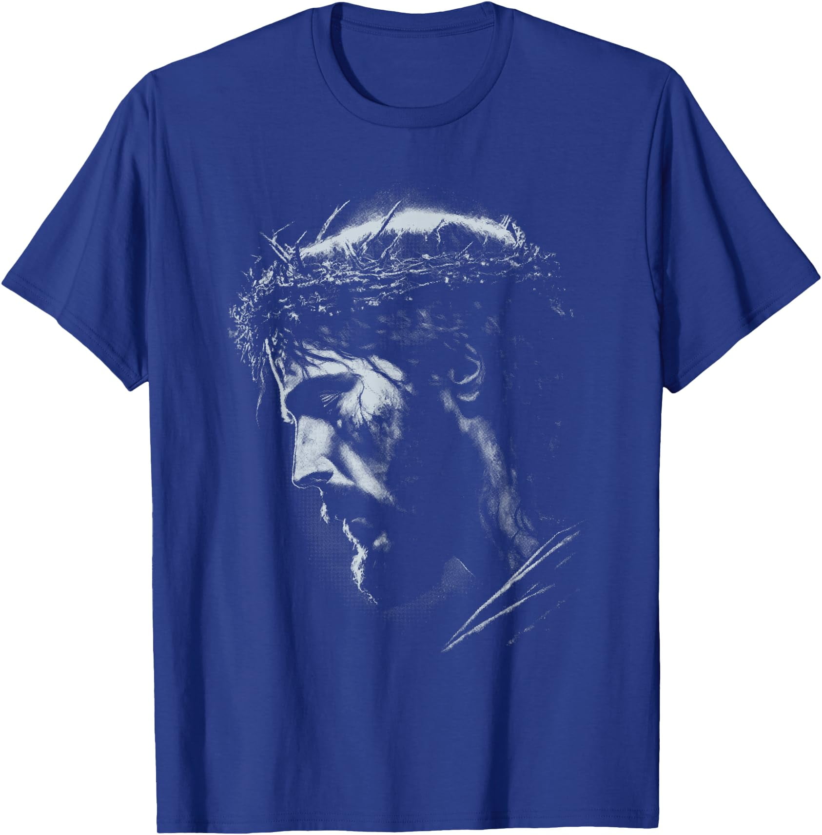 Jesus Vintage 90s Graphic Unisex T-Shirt for Men Women Kids,Royal 