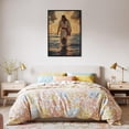 thumbnail image 1 of Jesus Walking On Water Wall Art Poster Spiritual Christian Faith Based Religious Decor Believers Peaceful Interiors Design1 Poster, Unframed Size 8x12, 1 of 4