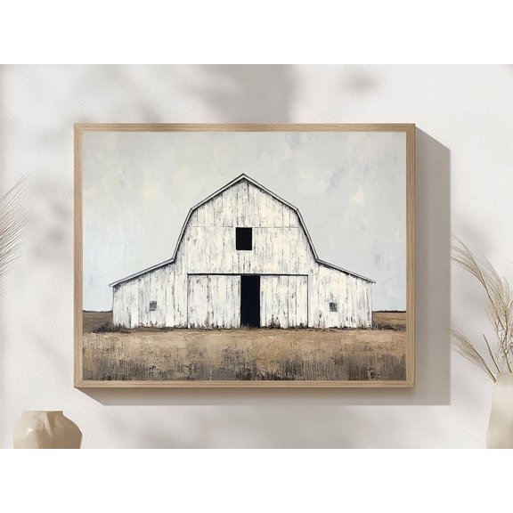 Jesus Walking on Water - Miraculous Biblical Faith Trust Divine Light Rustic Barn Farmhouse Old Weathered Modern Wall Art, UNFRAMED Size 16x16