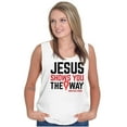 thumbnail image 1 of Jesus Way Truth Life Bible Verse Tank Top T Shirts Men Women Brisco Brands S, 1 of 1