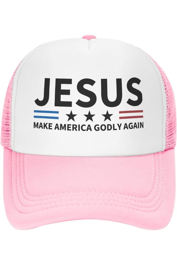 Jesus Womens Baseball Hat Make America Godly Again Retro Hat