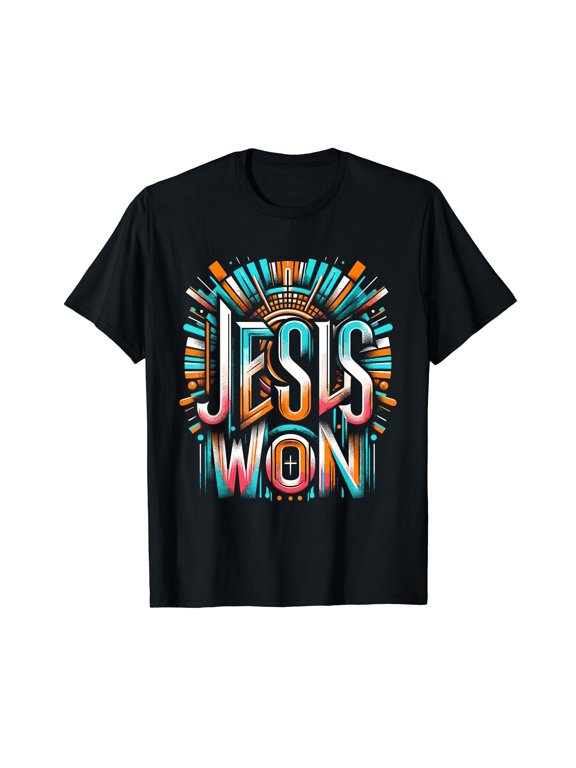 Jesus Won Shirt Inspirational Christian Faith T-Shirt