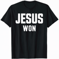thumbnail image 1 of Jesus Won - T-Shirt, 1 of 5