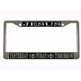 thumbnail image 1 of Jesus Yesterday Today Tomorrow Design Heavy Duty Metal Car License Plate Frame Auto Tag Holder, 1 of 2