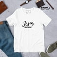thumbnail image 1 of Jesus and Therapy Cotton Shirt  (White, 2XL), 1 of 1