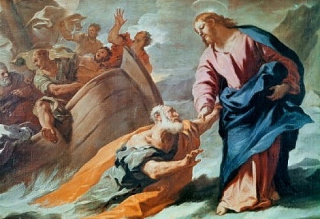 Jesus at the Sea Luca Giordano (1634-1705 Italian) Canvas Art - Luca Giordano (24 x 36)