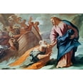 thumbnail image 1 of Jesus at the Sea , Luca Giordano (1634-1705 Italian), Poster Print (18 x 24), 1 of 1