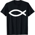 thumbnail image 1 of Jesus fish T-Shirt, 1 of 4