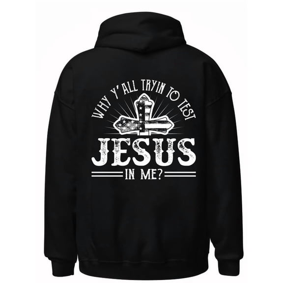 Jesus in Me hoodies Christianity for men sweatshirts black Stylish Autumn/Winter Outerwear christian spring gift vintage high quality funny pamuk christianity Classic Unisex hoodie