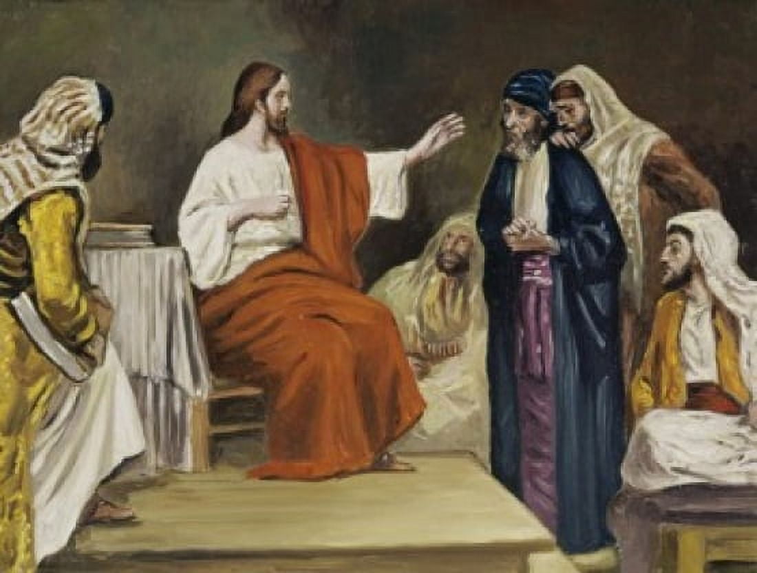 Jesus in the Synagogue Robert Leinweber (1845-1915 German) Canvas Art - Robert Leinweber (24 x 36)