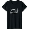 thumbnail image 1 of Jesus is Essential Script Cross T-Shirt, 1 of 3