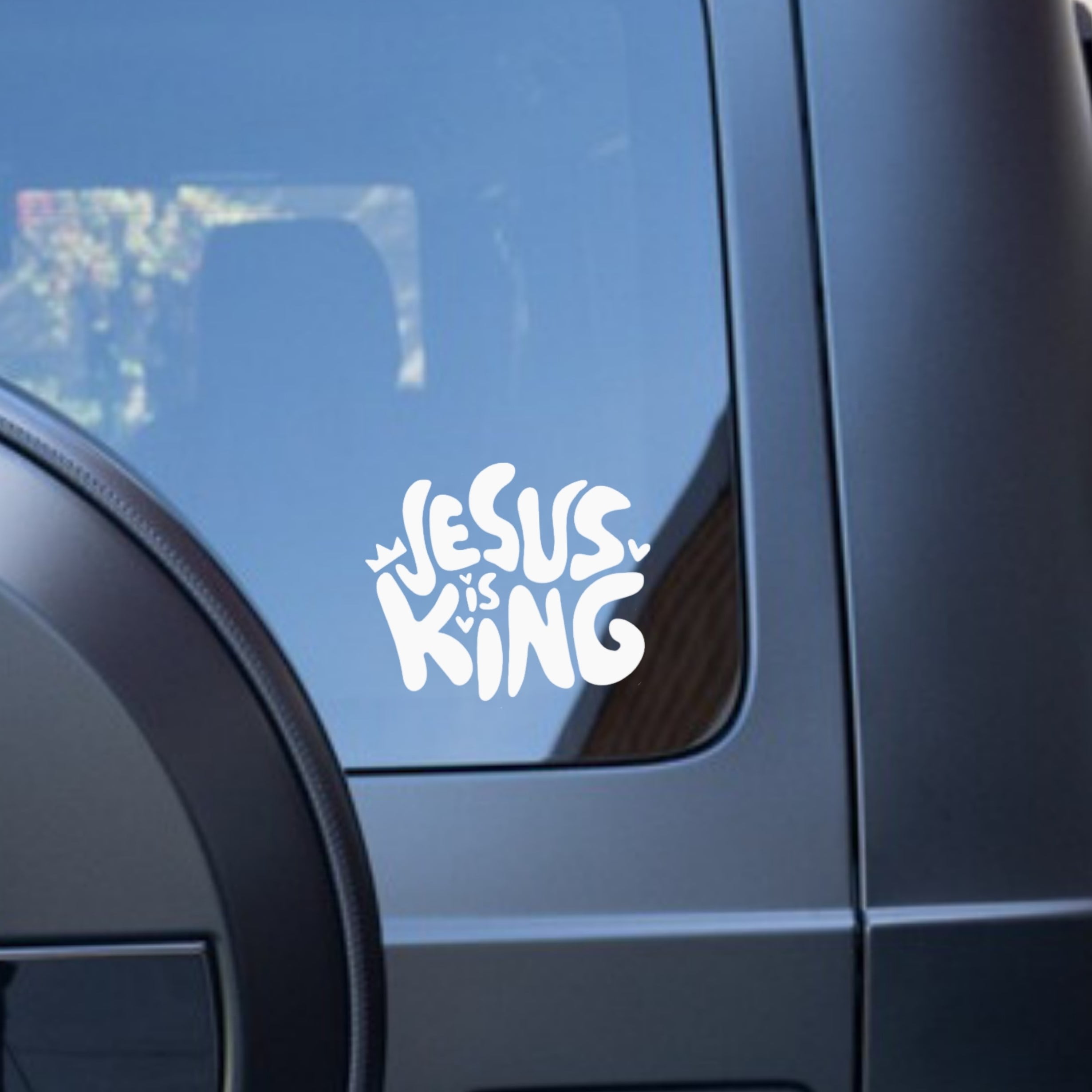 Jesus car decal discount