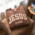 thumbnail image 1 of Jesus is Lord Embroidered Shirt, Christian Tshirt, Varsity Aesthetic Christian Shirt, Bible Verse Shirt, Religious T-Shirt, Faith Shirt, 1 of 5