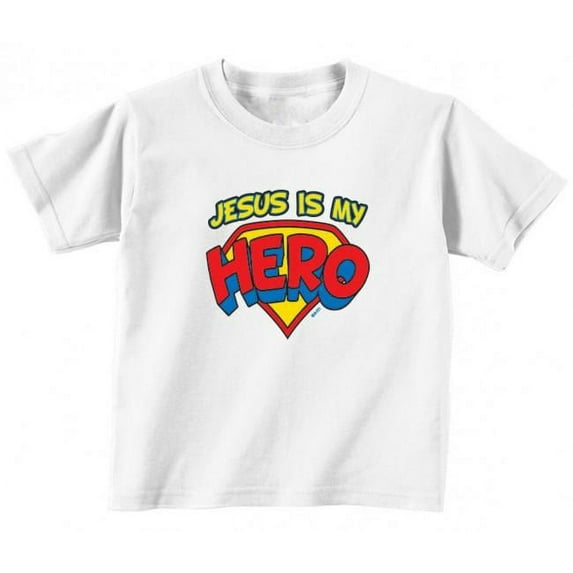 Jesus is My Hero Toddler and Kids T Shirt