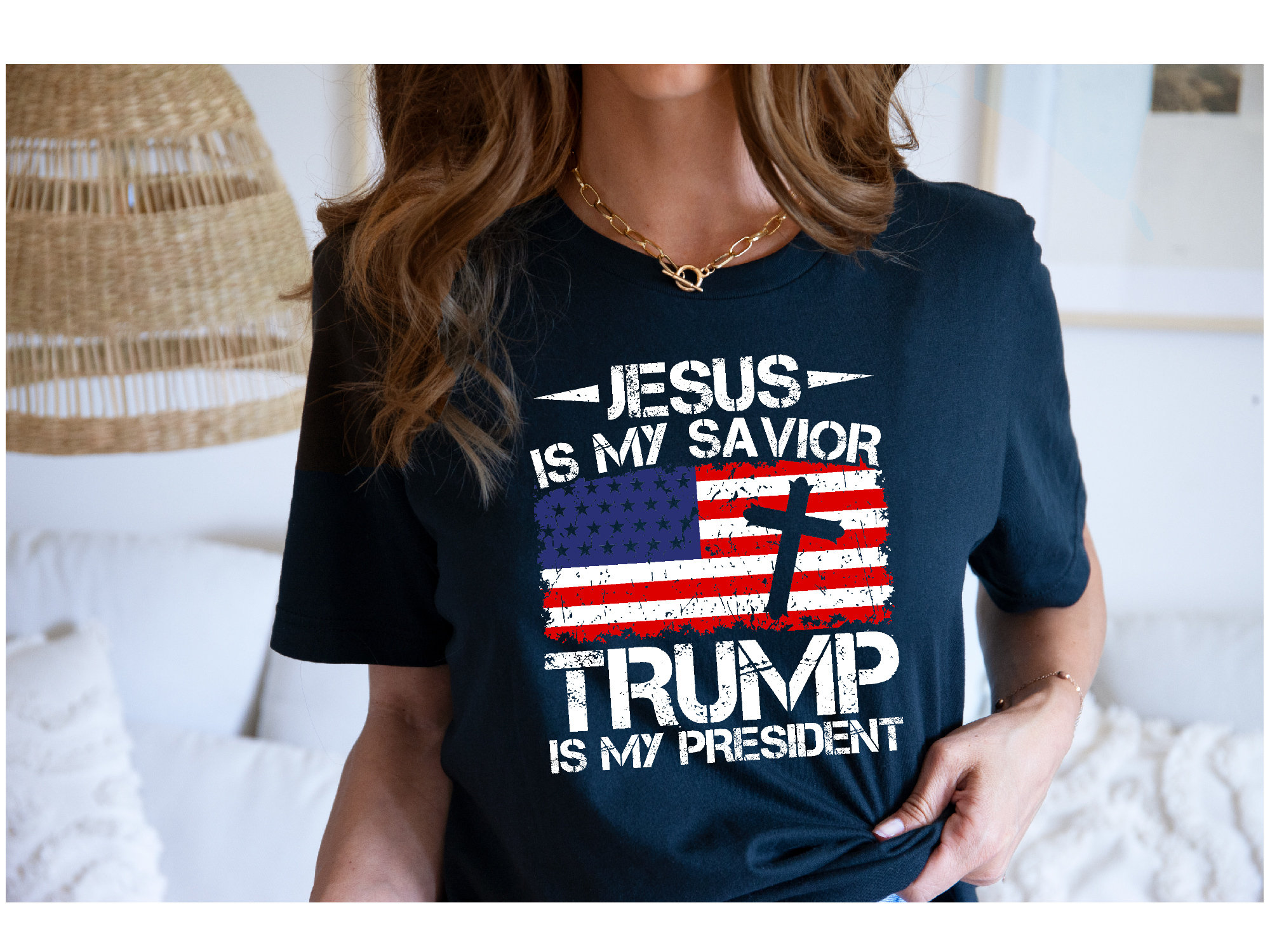 Jesus is My Savior Trump is My President Shirt, Trump 2024, Campaign