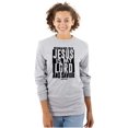 thumbnail image 1 of Jesus is my Lord and Savior Faith Long Sleeve TShirt Men Women Brisco Brands S, 1 of 6