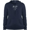 thumbnail image 1 of Jesus is the Way Ladies Pullover Hooded Sweatshirt, 1 of 3